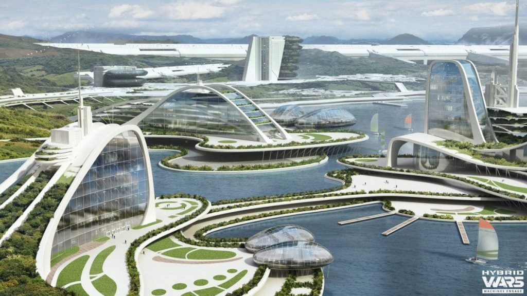 solarpunk wallpapers