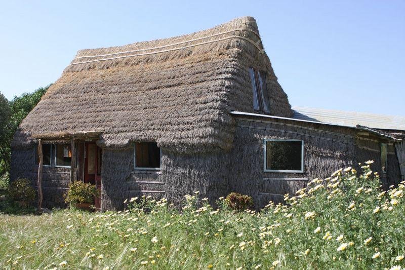 casa de paja de antaño