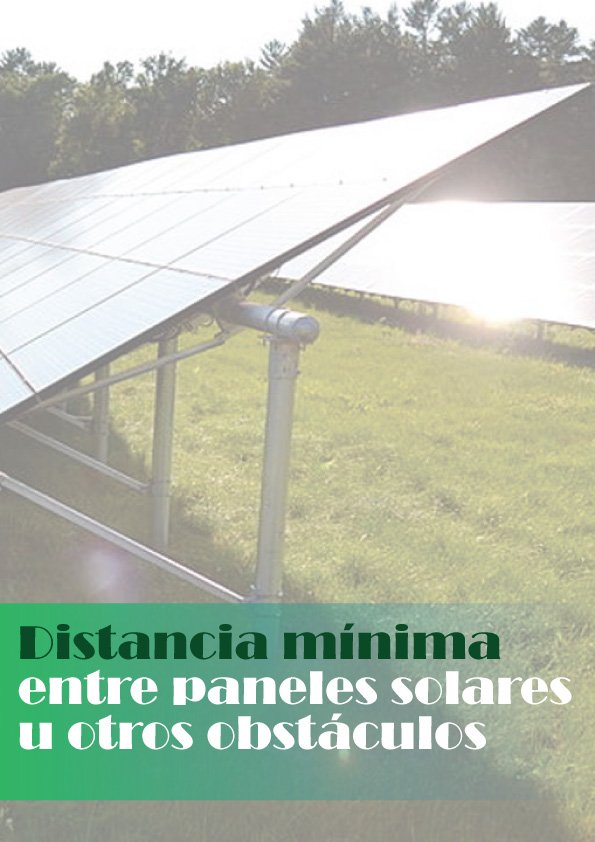 7️⃣ Cálculo De La Distancia Entre Paneles Solares U Otros Obstáculos ...