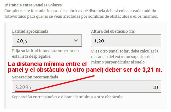 7️⃣ Cálculo De La Distancia Entre Paneles Solares U Otros Obstáculos ...